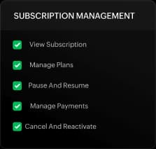 Subscription management